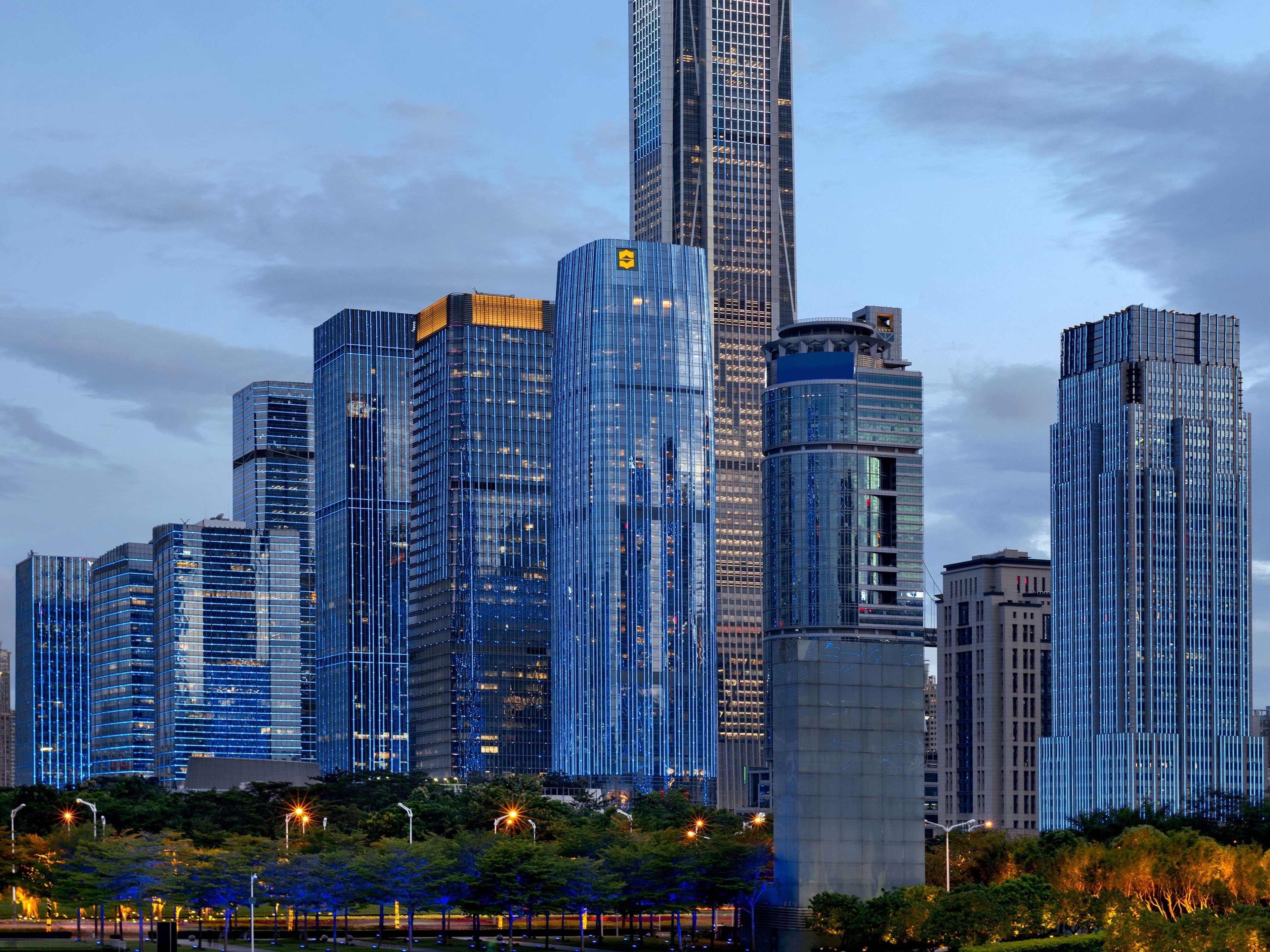 Futian Shangri-La, Shenzhen,Near To Shenzhen Convention&Exhibition Centre, Futian Railway Station Exterior photo