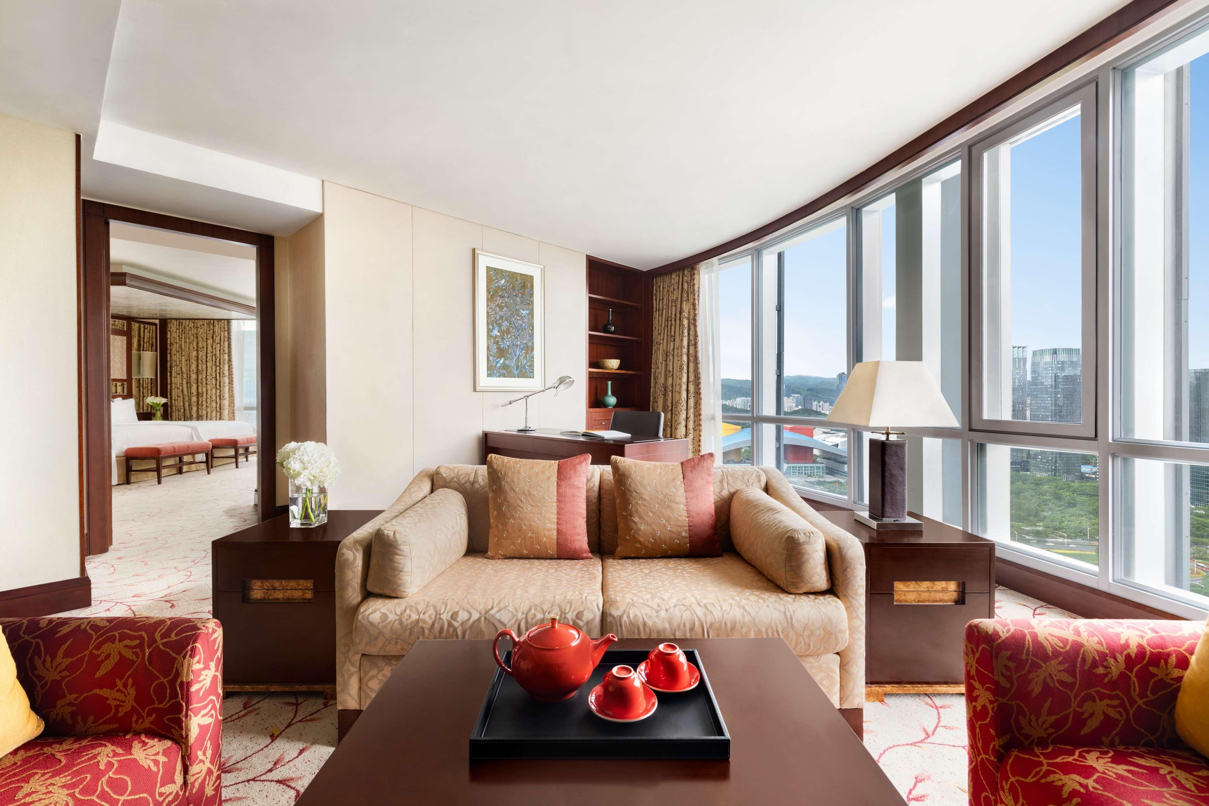 Futian Shangri-La, Shenzhen,Near To Shenzhen Convention&Exhibition Centre, Futian Railway Station Exterior photo